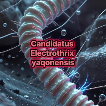 Bacteria que transporta electricidad.