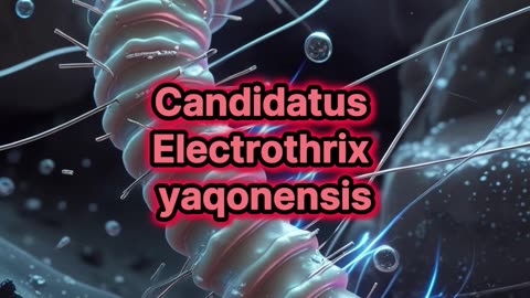 Bacteria que transporta electricidad.
