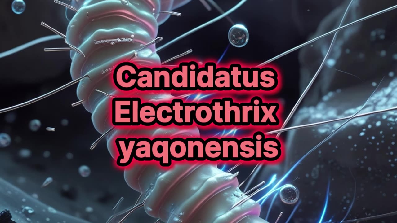 Bacteria que transporta electricidad.