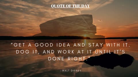 "QUOTE OF THE DAY"