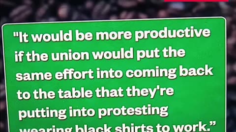 Starbucks baristas are very upset