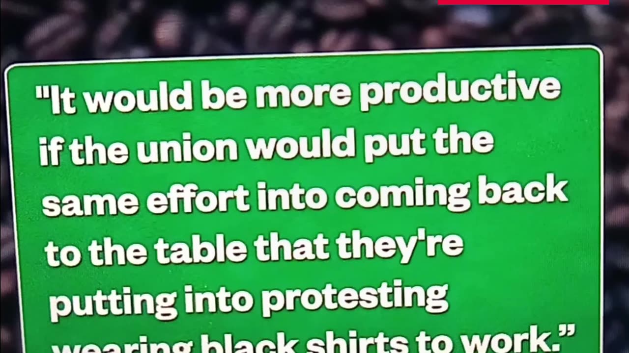Starbucks baristas are very upset