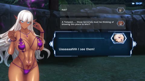 Eleonor Purple Summer bikini / intro, dialog, outro, and, ultimate attack / Action Taimain