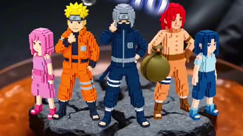 Pixel Naruto Rising from the Ashes
