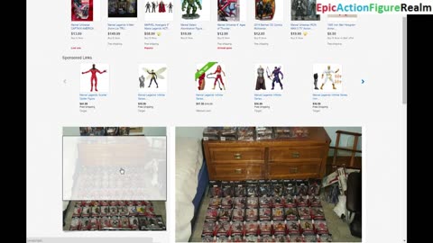 Review Of The Marvel Legends Action Figure Lot That Was Sold On eBay In 2015