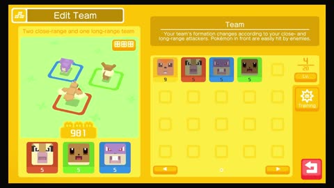 Pokémon Quest Clip: Eevee, rattata, Pidgey