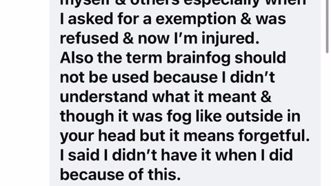 Attn: Susan Holt Premier of New Brunswick Canada Vaccine Injured