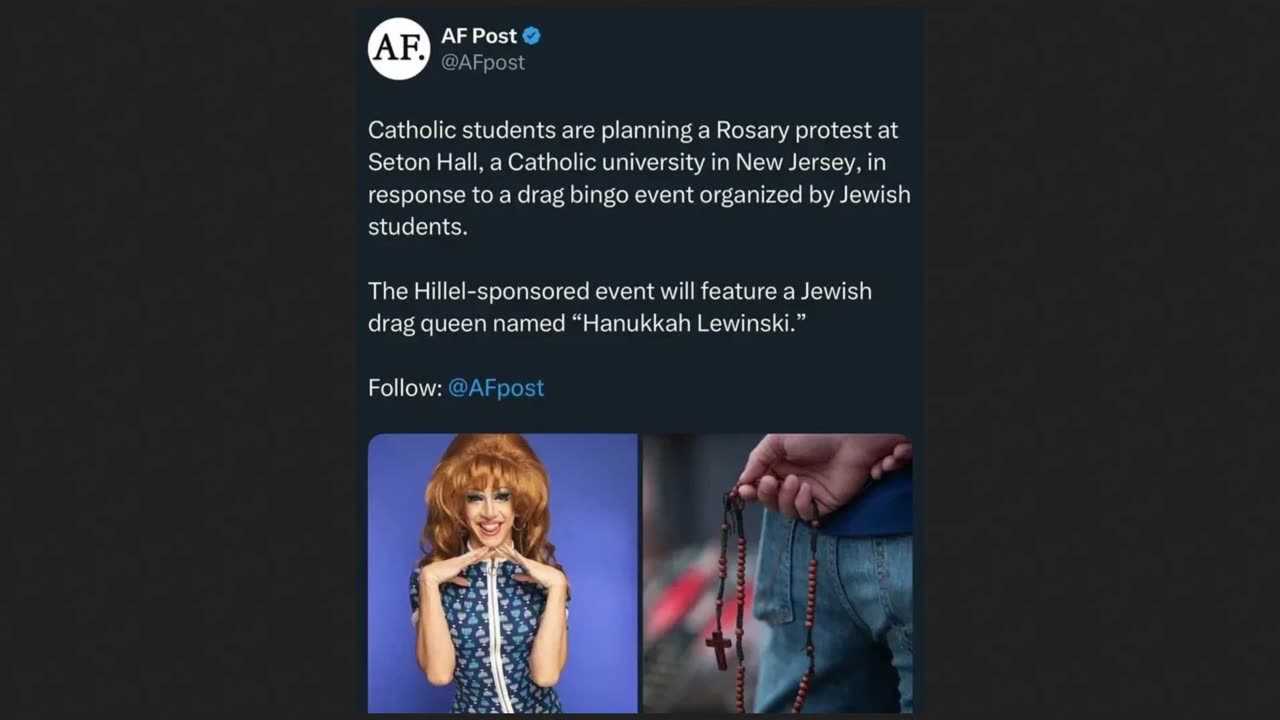 Crossdressing Event Shutdown by Catholics - Does Intolerance Work?