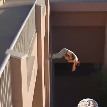 Parkour Rooftop Flip That Just Defied Physics