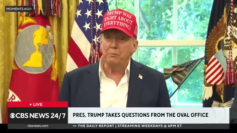 Trump reacts to Canada reversing retaliatory tariffs, takes questions at White House