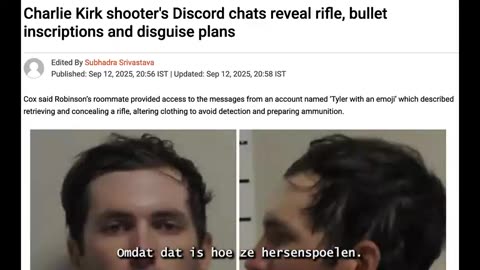 CHARLIE KIRK'S FREEMASONIC PSYOP ENDS AS KILLER IS ARRESTED AFTER 33 HOUR HOAX-HUNT! (Dutch/NL Subs)