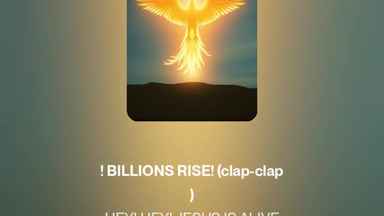 Billions Rise (With Heaven’s Might)