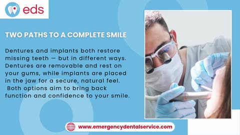 Dentures & Implants: Finding the Right Fit for Your Smile | Emergency Dental Service