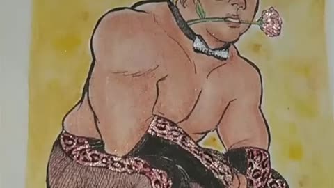 drawing of Brutus beefcake found on internet