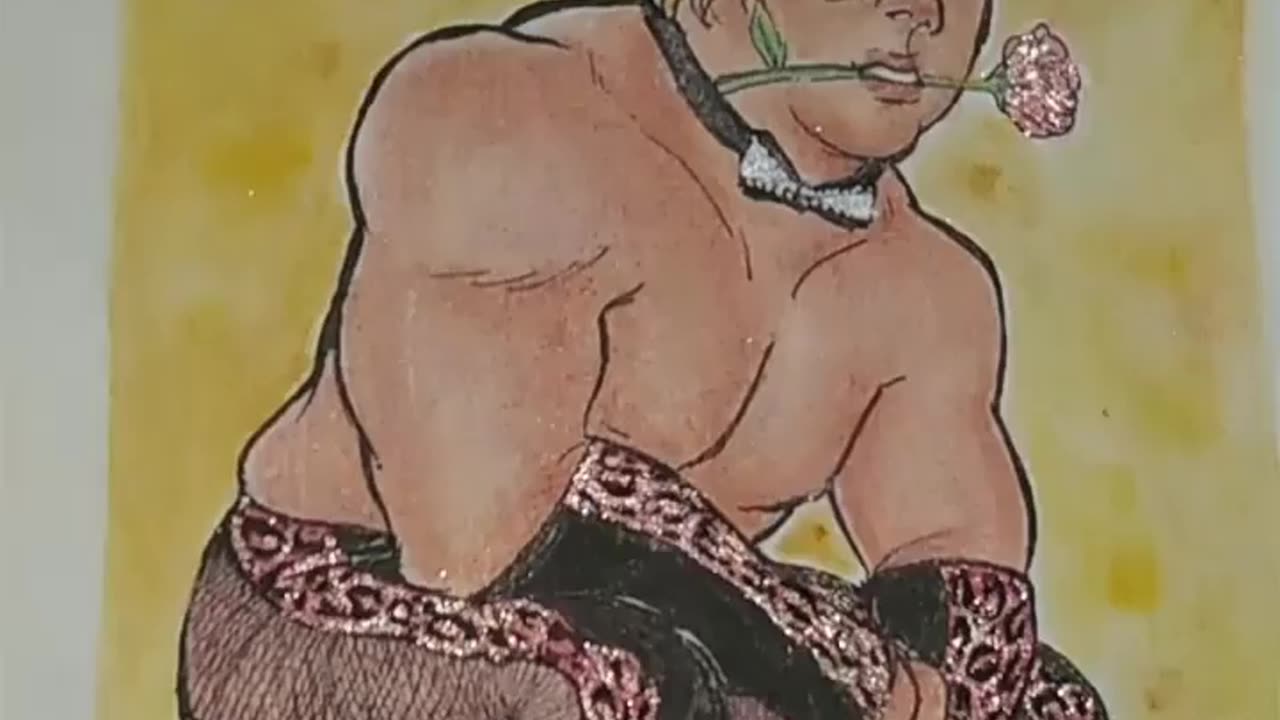 drawing of Brutus beefcake found on internet