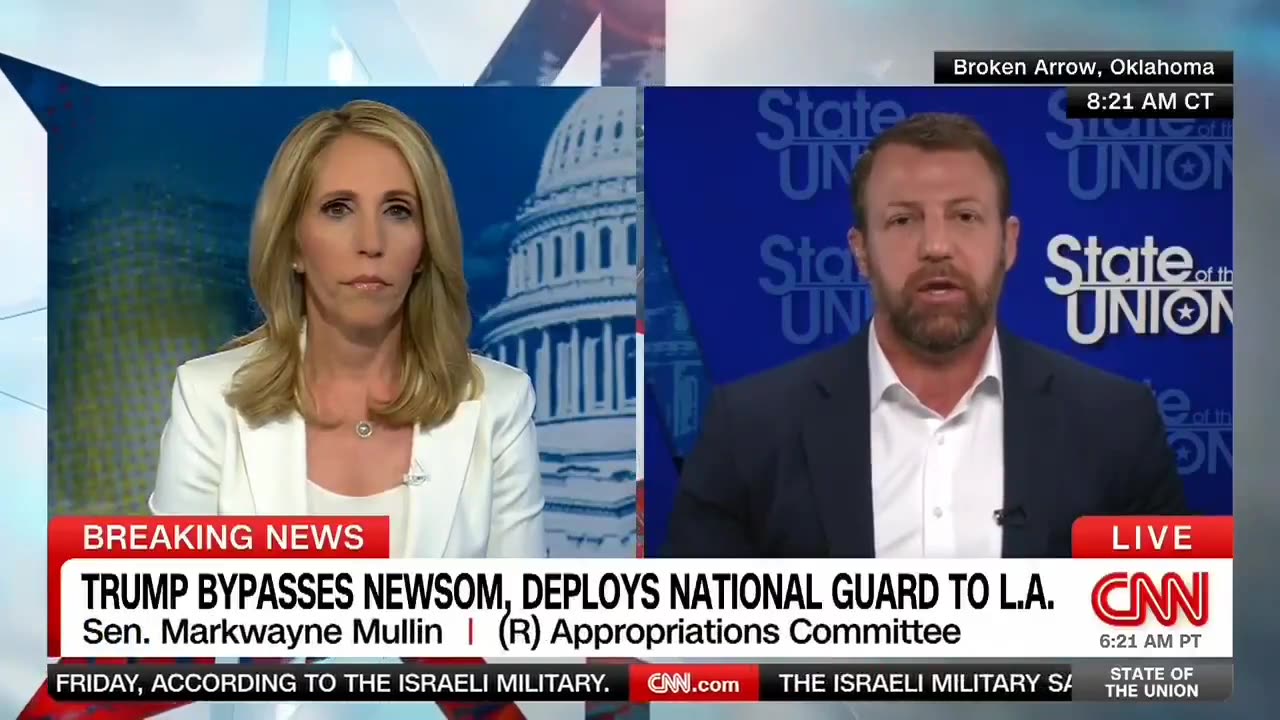 Sen Markwayne Mullin Slams Weak, Lawless Gov Newsom