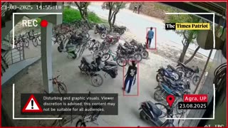 Agra CCTV Shocker | Civil Services Aspirant Flung in Air After Car Crash