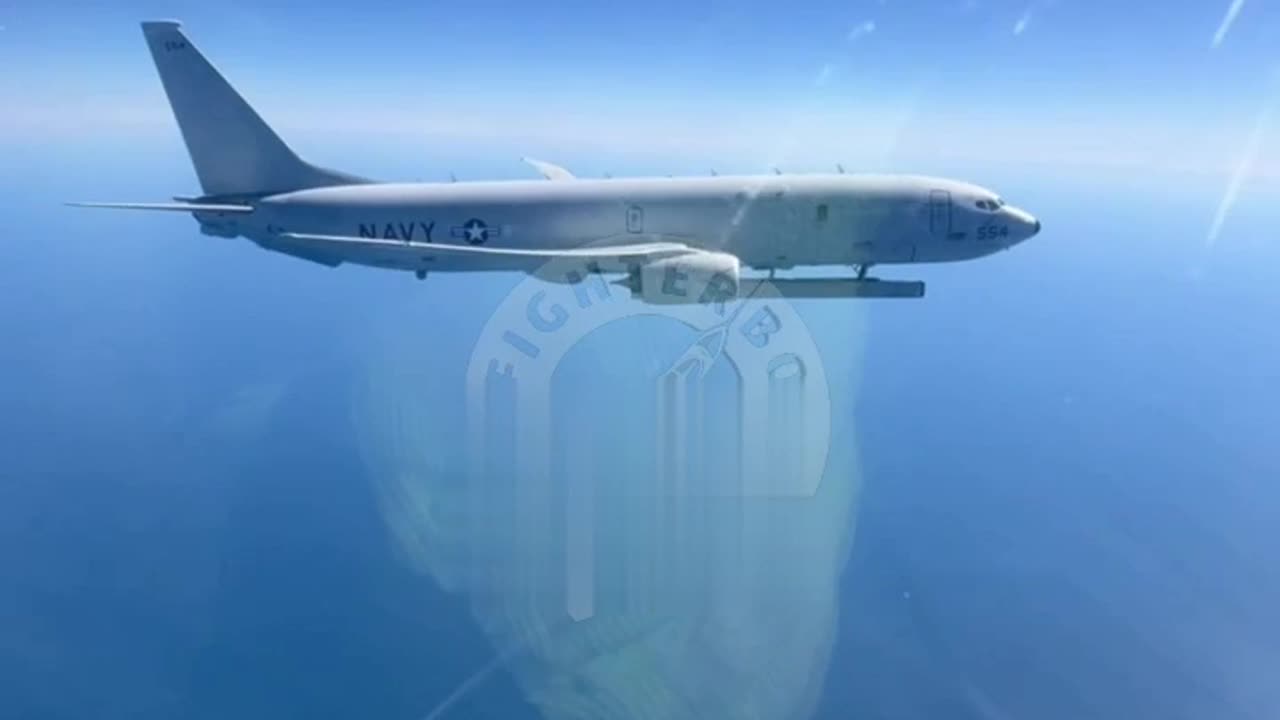 Interception by a Sukhoi Su-35 of a control target over the Black Sea