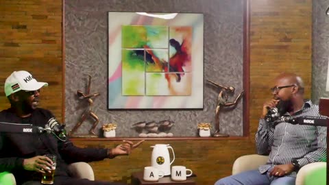 Andrew Kibe x Alex Mwakideu podcast behind the scenes.