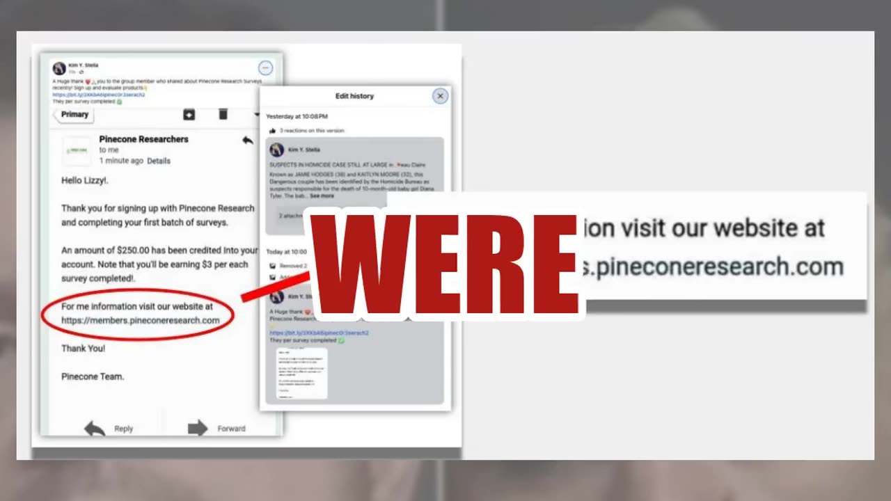 Fact Check: SCAM Posts About Police Searching 'Jamie Hodges' And 'Kaitlyn Moore' After Infant Death