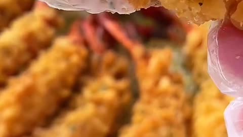 How to make crispy fried shrimp, crunchy and delicious.