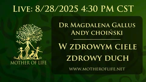 8/28/25 | W zdrowym ciele zdrowy duch! | Magdalena Gallus i Andy Choiński