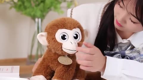 Yangzhou new sunrise wholesale super amusing plush golden monkey wild animal