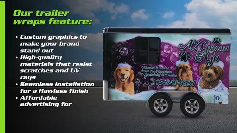 Custom Trailer Wraps for Business in Phoenix & Surrounding Areas