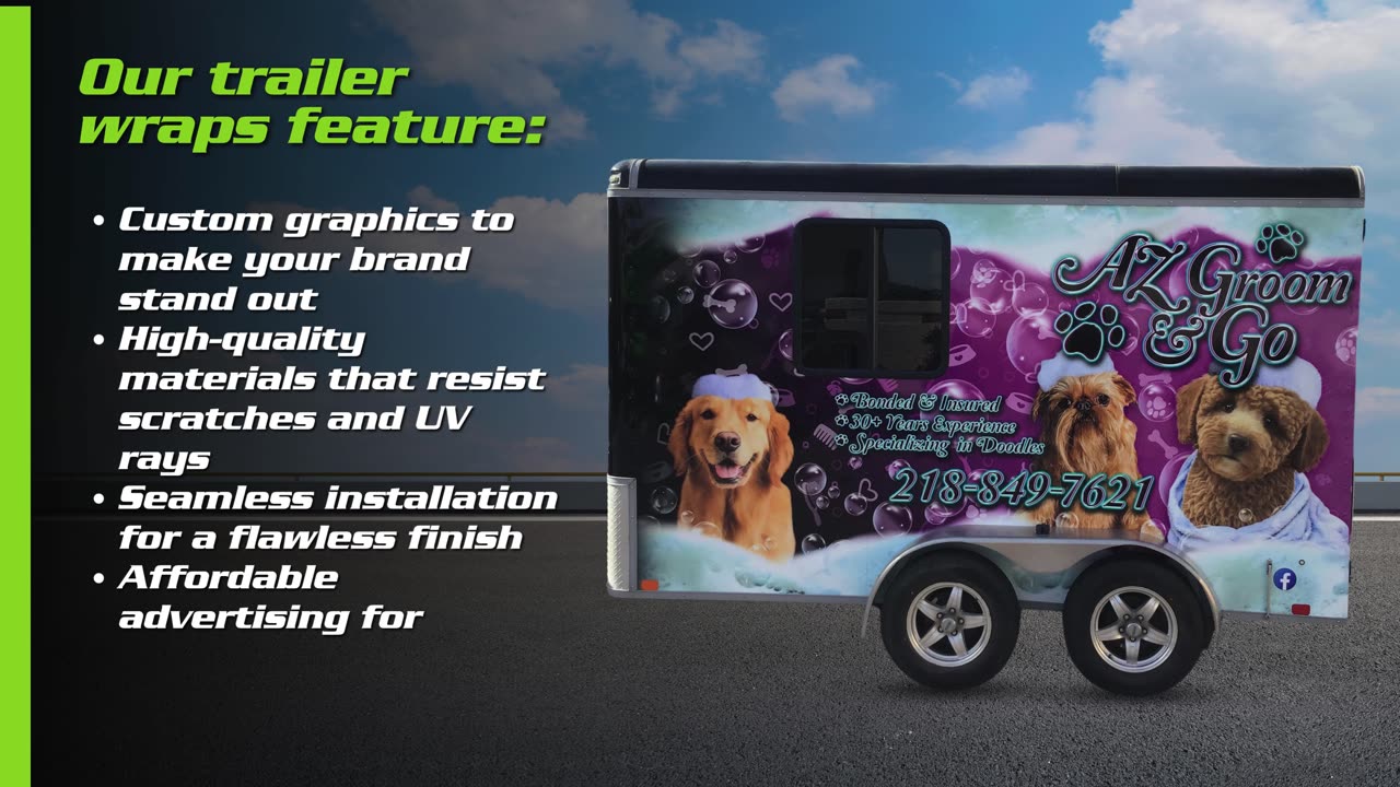 Custom Trailer Wraps for Business in Phoenix & Surrounding Areas