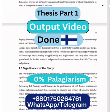 Student Work (Thesis) | Part1 Homomorphic Encryption for IoT Security and Privacy | Tampere University
