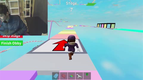 Roblox Easy Cotton Obby Game Stages 1-11 Gameplay With Live Commentary
