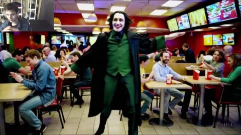 Outtake #3,055 Of Severus Snape From Harry Potter Series Is Dancing At A McDonald's Restaurant Fake
