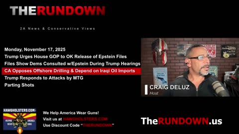 #1008 - Trump Urges House GOP to Support The Release of The Epstein Files