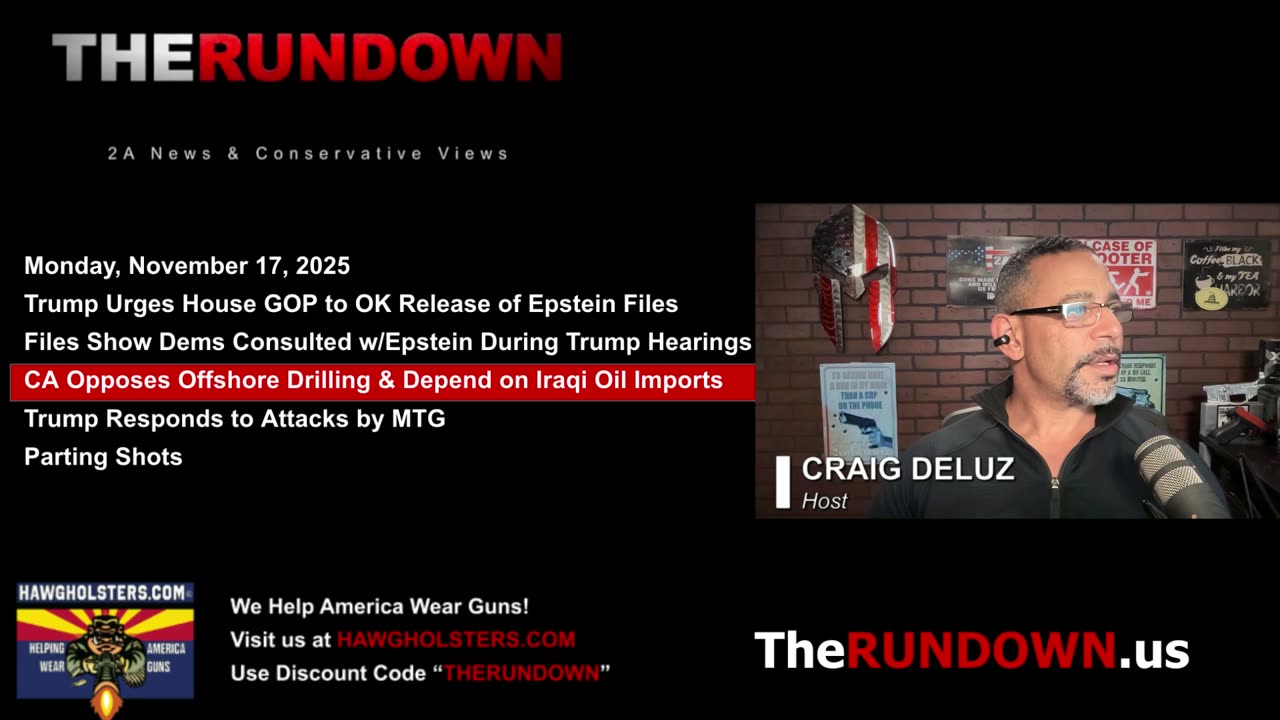#1008 - Trump Urges House GOP to Support The Release of The Epstein Files