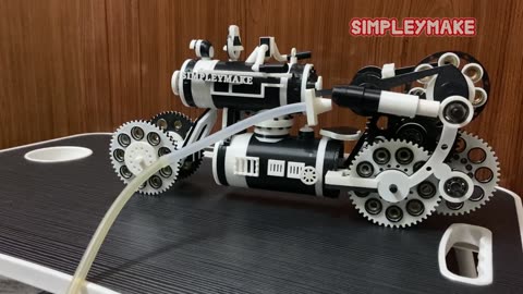 🤯✨ Watch This Steampunk Bike Run on Air Power! | FeedMyCuriosity