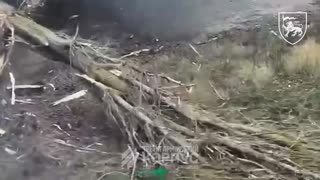 Sniper shots — from the Third Corps artillery The artillerymen destroyed the ammunition