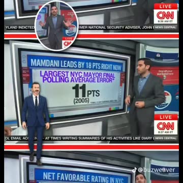 CNN's 📺 Chief Data Analyst Harry Enten Says 𝐌𝐚𝐦𝐝𝐚𝐧𝐢 The Current 𝐅𝐚𝐯𝐨𝐫𝐢𝐭𝐞 🗽