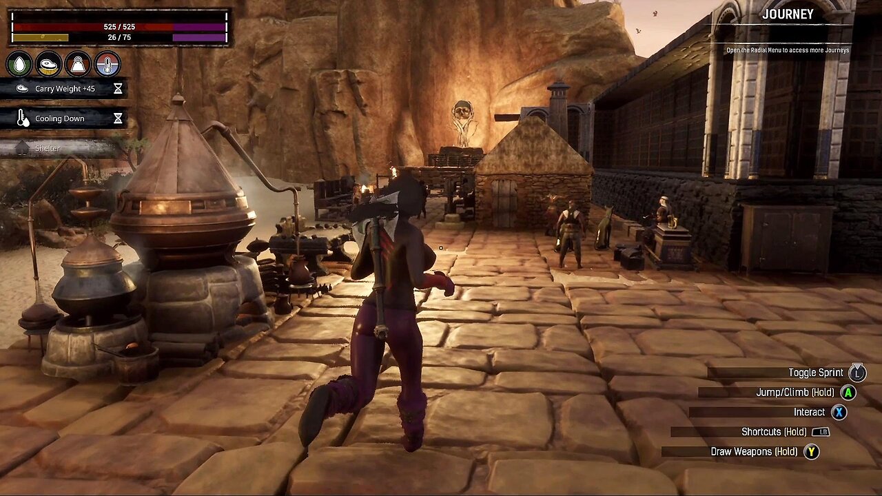 Conan Exiles farming rocks and sorcerers head hunter event Busty boobs