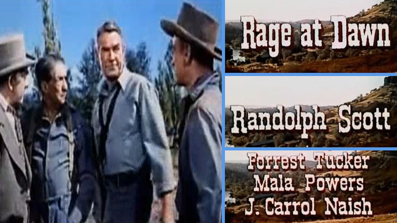 Rage at Dawn (1955) Randolph Scott Western Classic