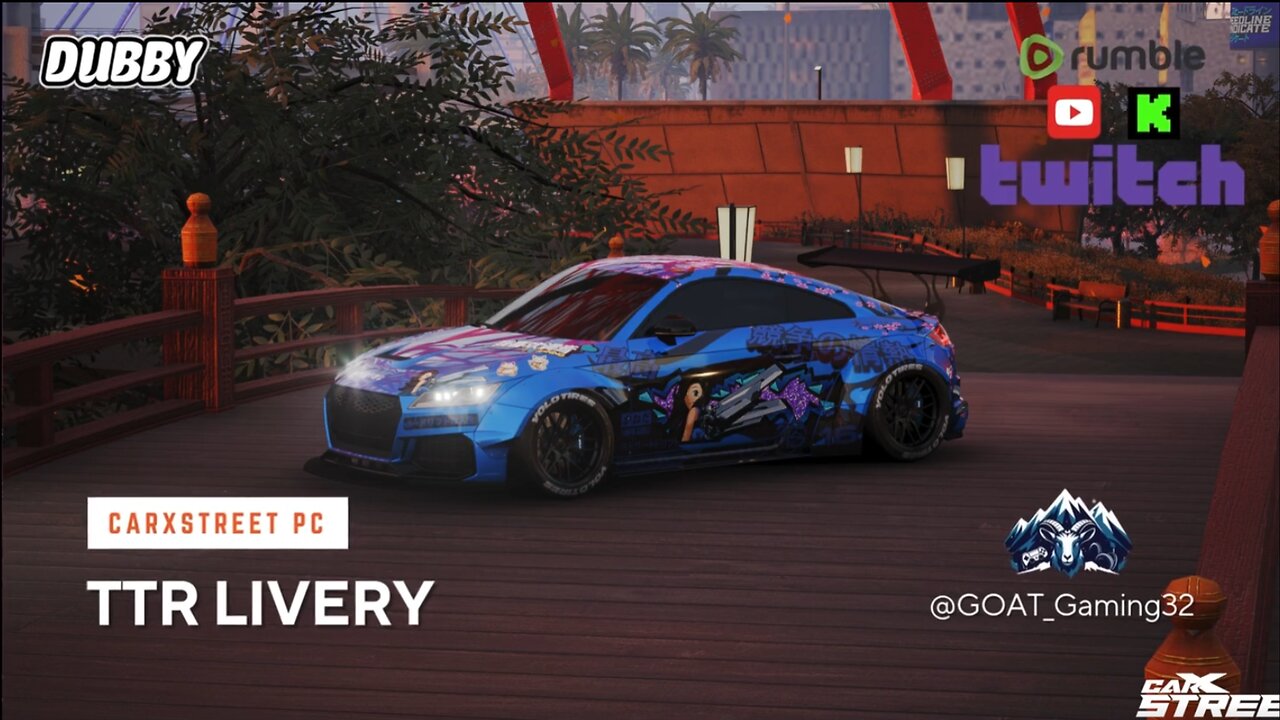 Audi TTR Anime Livery Kit