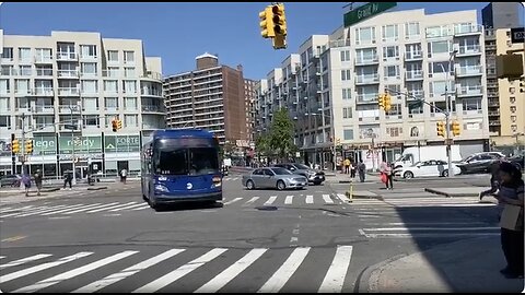 Q53 MTA BUS SBS AT GRAND AVE