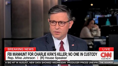 House Speaker Mike Johnson Discusses Charlie Kirk's Assassination on CNN's The Source