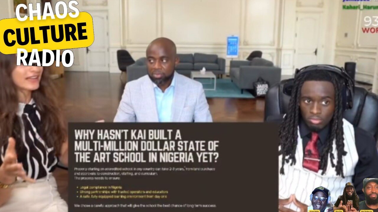 Kai Cenat Addresses Rumors About Why Multiple-Million Dollar Art School In Nigeria
