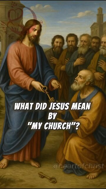 MY CHURCH: JESUS SAID, “I WILL BUILD MY CHURCH” VISIBLE, UNIFIED, AUTHORITATIVE CHURCH. HE GAVE