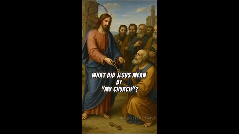 MY CHURCH: JESUS SAID, “I WILL BUILD MY CHURCH” VISIBLE, UNIFIED, AUTHORITATIVE CHURCH. HE GAVE