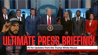 TRUMP BIG PRESS BRIEFING!
