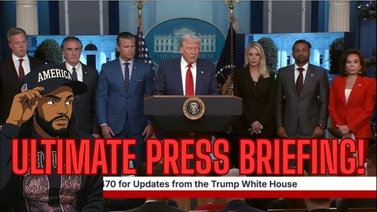 TRUMP BIG PRESS BRIEFING!