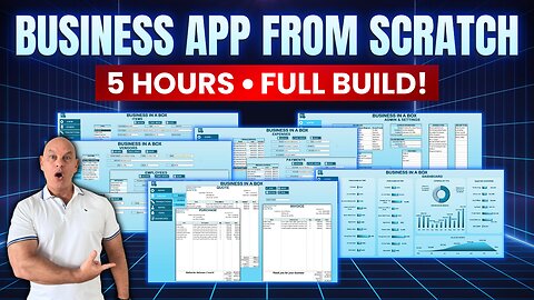 ZERO to ERP: A Full Business Management System in Excel (Inventory, Quotes, Invoices, Dashboard)