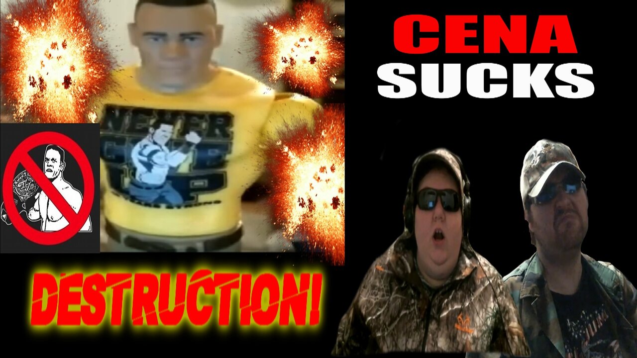 John Cena Action Figure DESTRUCTION! (BBT & Otis)