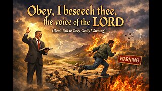 Obey, I beseech thee, the voice of the LORD (Obey Godly Warning)-Jeremiah 38(Baptist Preaching - Ph)